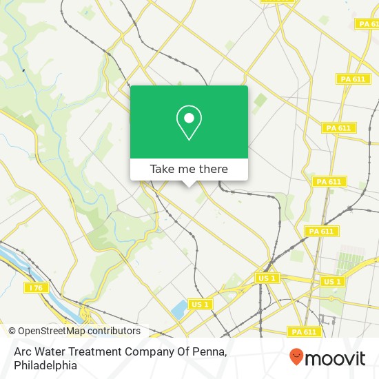 Mapa de Arc Water Treatment Company Of Penna