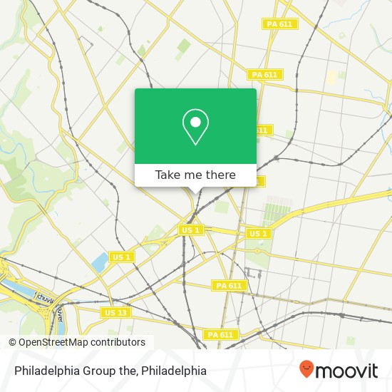 Philadelphia Group the map