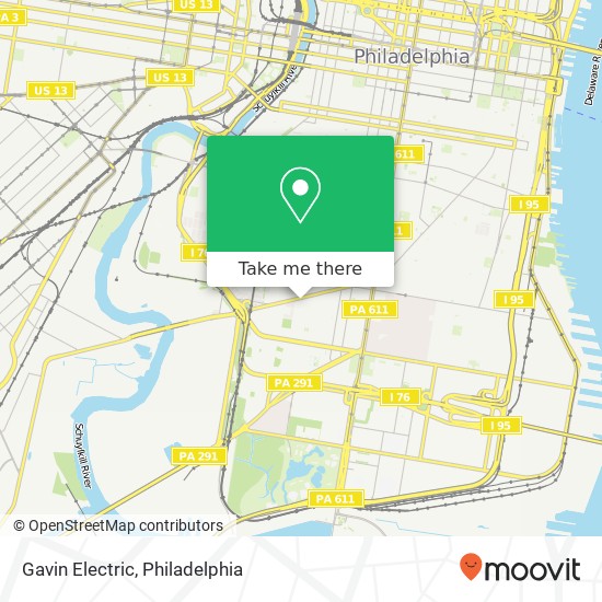 Mapa de Gavin Electric
