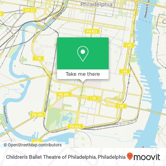 Children's Ballet Theatre of Philadelphia map