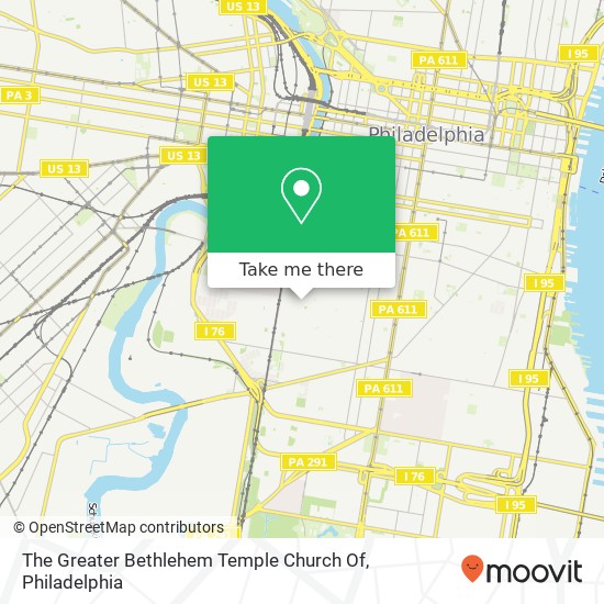 The Greater Bethlehem Temple Church Of map