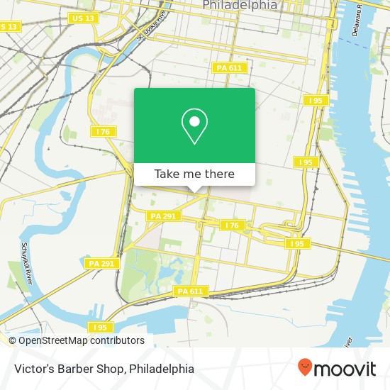 Victor's Barber Shop map