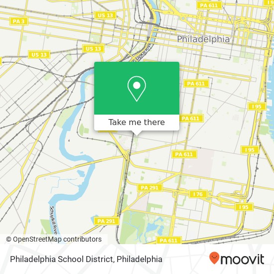 Mapa de Philadelphia School District