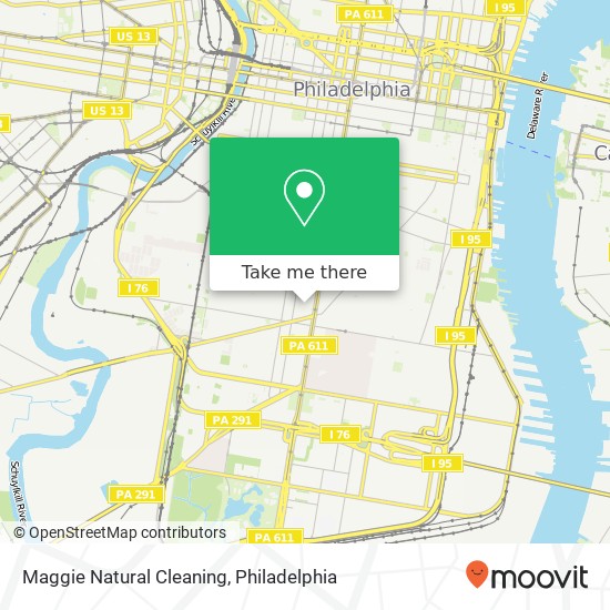 Maggie Natural Cleaning map