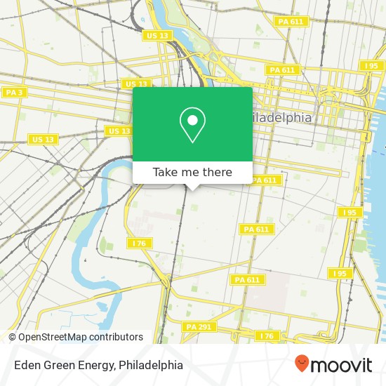 Eden Green Energy map