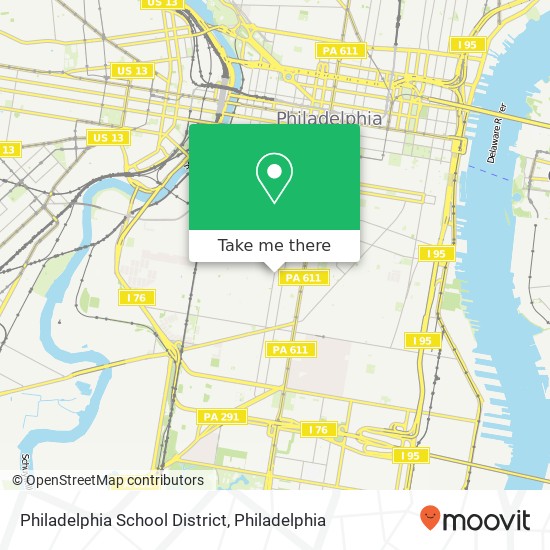 Philadelphia School District map