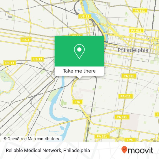 Mapa de Reliable Medical Network