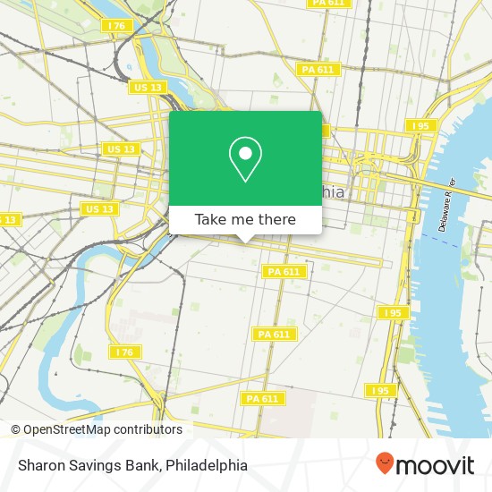 Sharon Savings Bank map