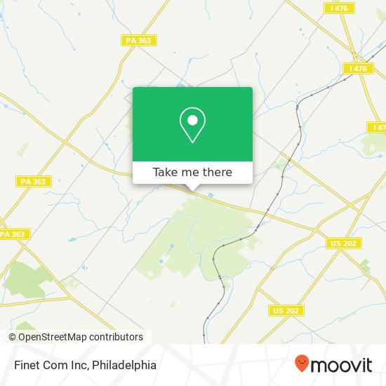 Finet Com Inc map