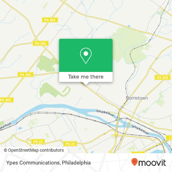 Ypes Communications map