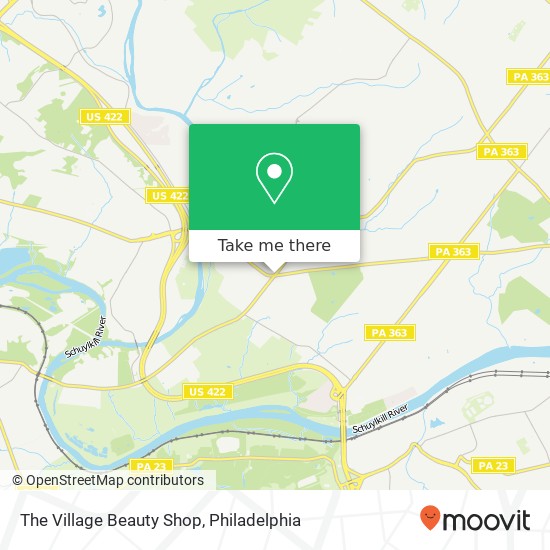 Mapa de The Village Beauty Shop