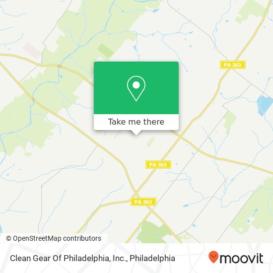 Clean Gear Of Philadelphia, Inc. map