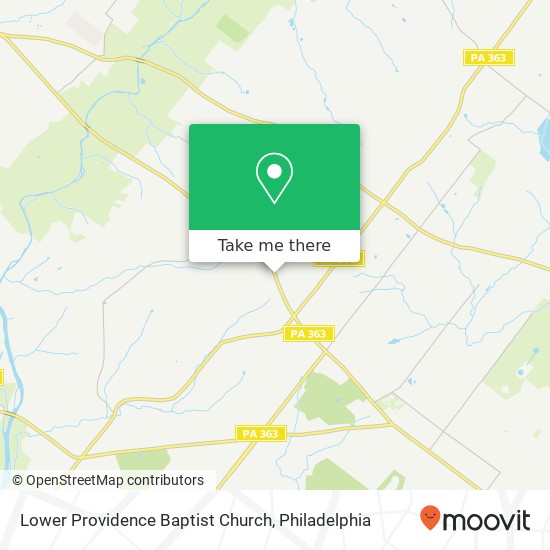 Mapa de Lower Providence Baptist Church