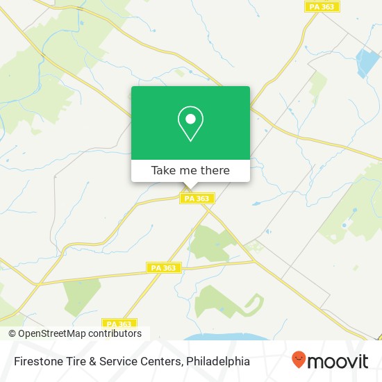 Firestone Tire & Service Centers map