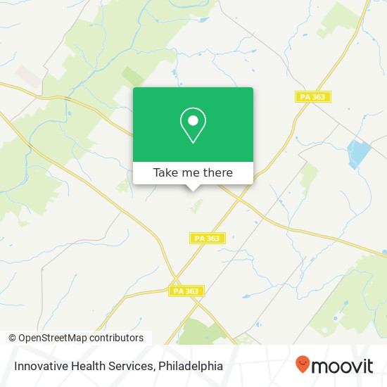 Innovative Health Services map