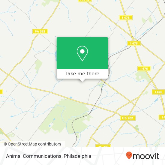 Mapa de Animal Communications