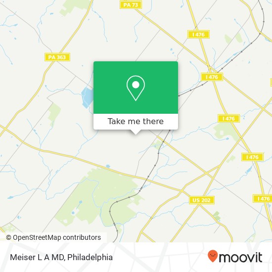 Meiser L A MD map
