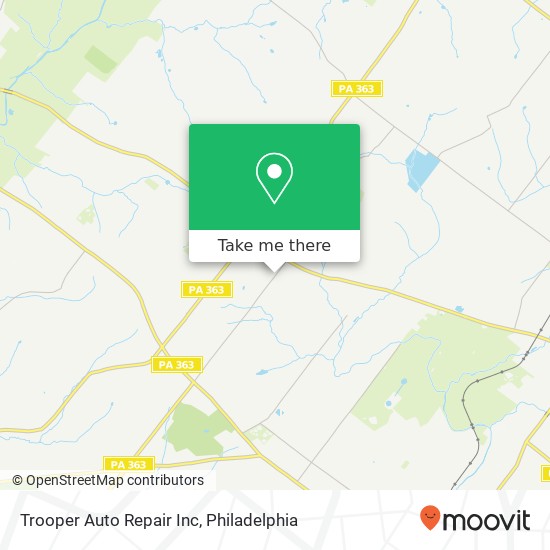 Mapa de Trooper Auto Repair Inc