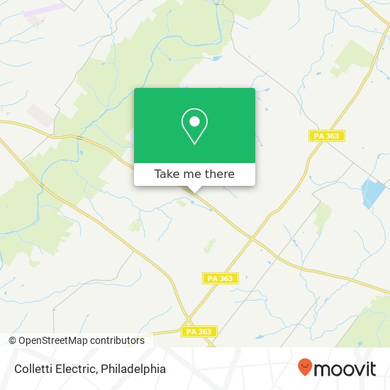 Colletti Electric map