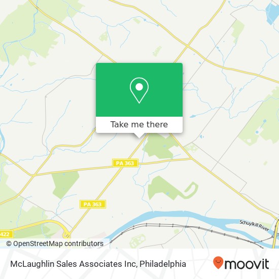 Mapa de McLaughlin Sales Associates Inc