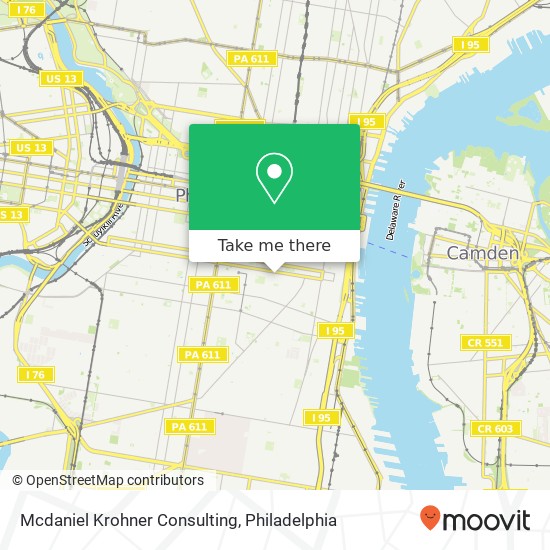 Mcdaniel Krohner Consulting map