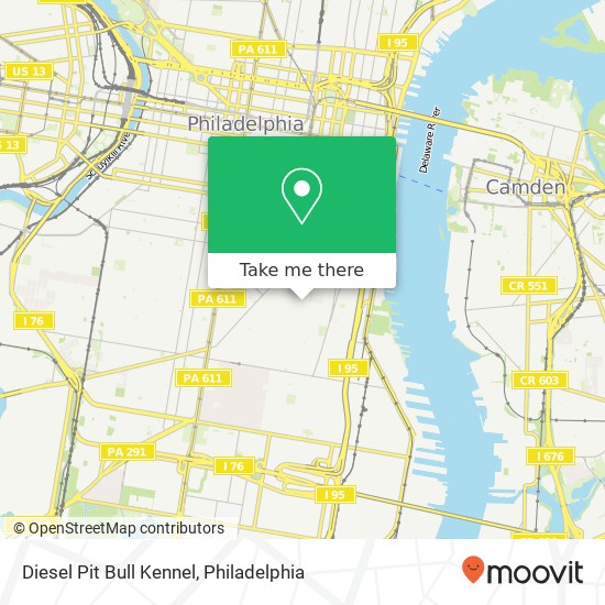 Diesel Pit Bull Kennel map
