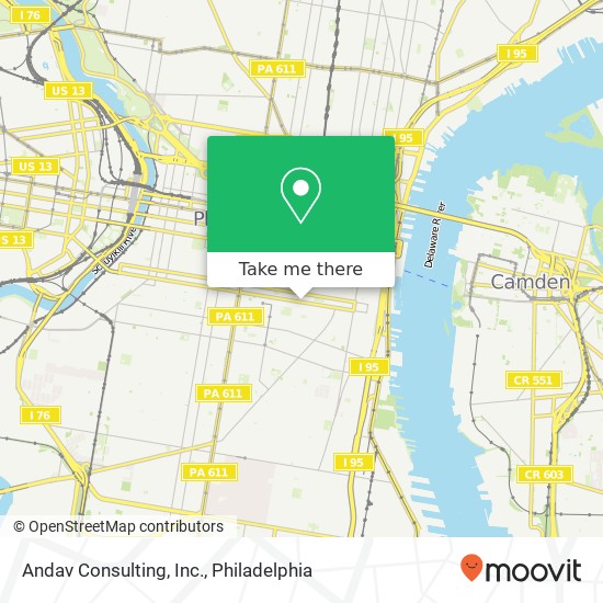 Andav Consulting, Inc. map