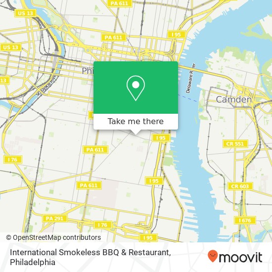 Mapa de International Smokeless BBQ & Restaurant