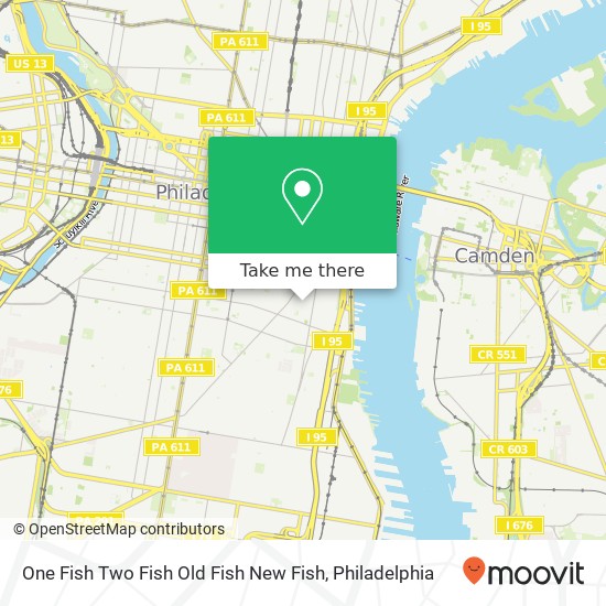 One Fish Two Fish Old Fish New Fish map