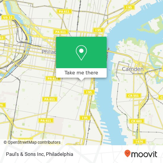 Mapa de Paul's & Sons Inc