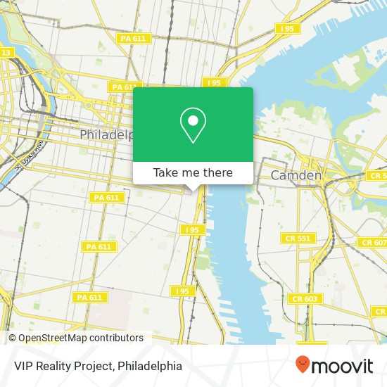 VIP Reality Project map