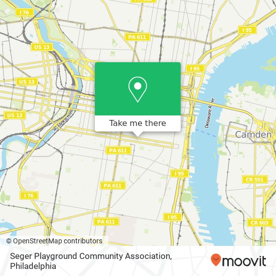 Seger Playground Community Association map