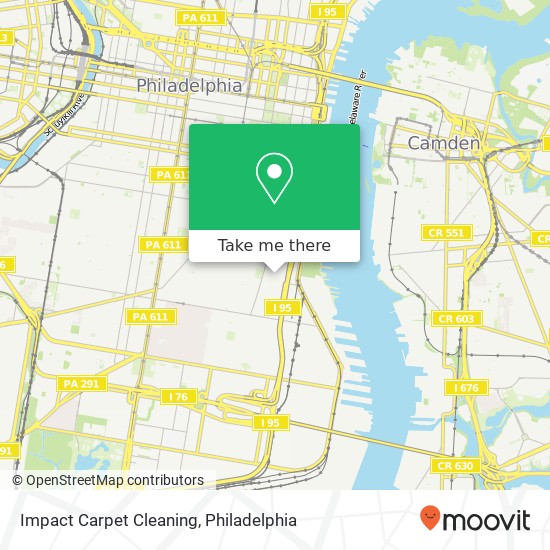 Mapa de Impact Carpet Cleaning