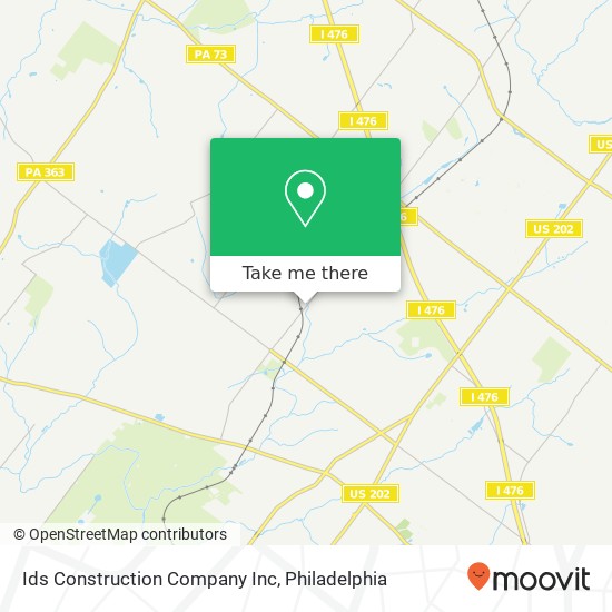 Mapa de Ids Construction Company Inc