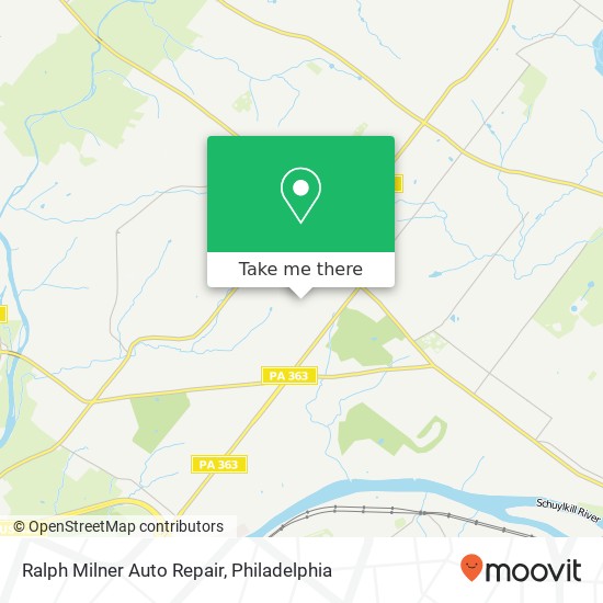 Ralph Milner Auto Repair map