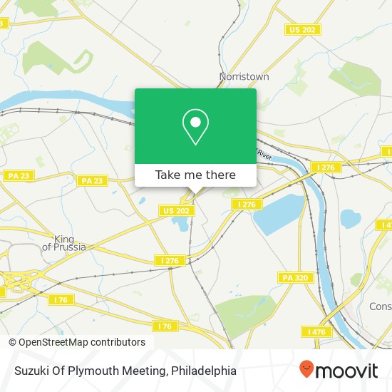 Suzuki Of Plymouth Meeting map