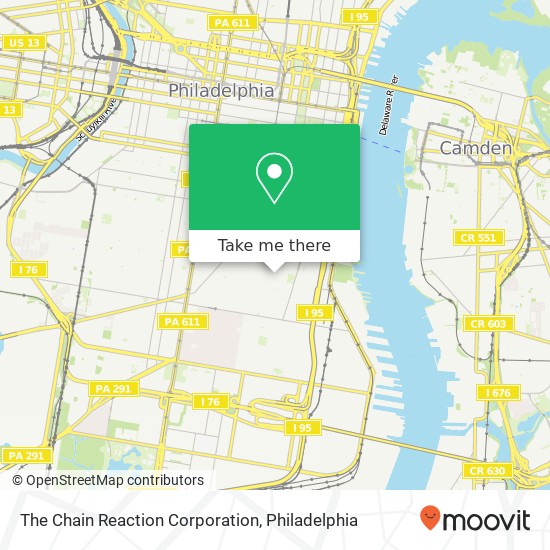 The Chain Reaction Corporation map