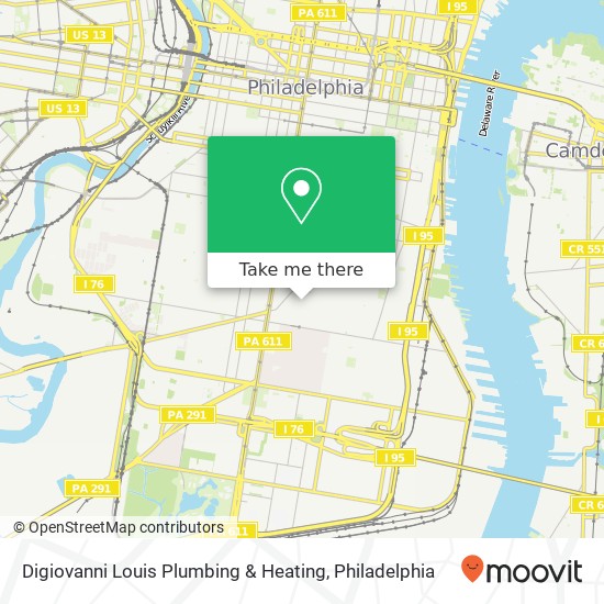 Digiovanni Louis Plumbing & Heating map