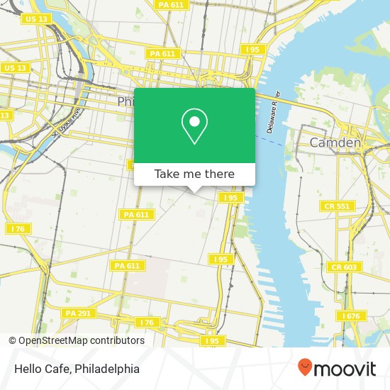 Mapa de Hello Cafe