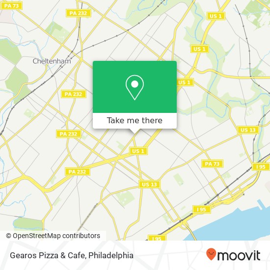 Gearos Pizza & Cafe map