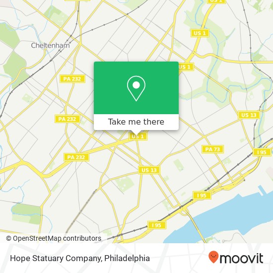 Hope Statuary Company map