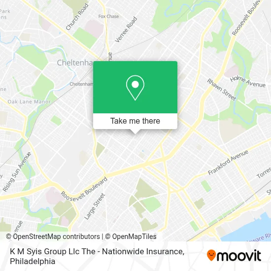 K M Syis Group Llc The - Nationwide Insurance map