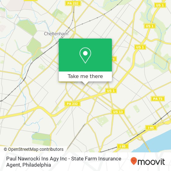 Paul Nawrocki Ins Agy Inc - State Farm Insurance Agent map