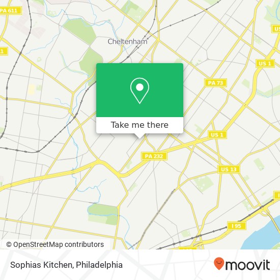 Sophias Kitchen map