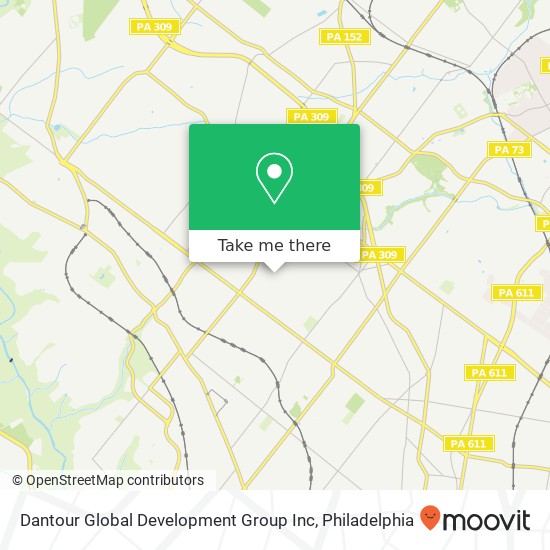 Dantour Global Development Group Inc map