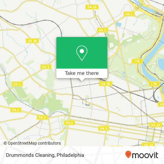 Drummonds Cleaning map