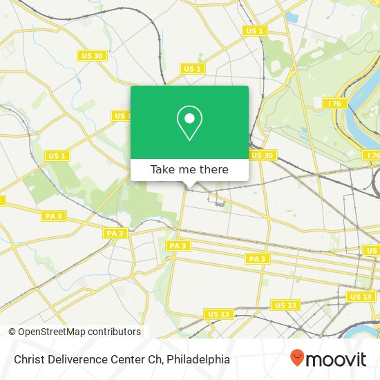 Christ Deliverence Center Ch map