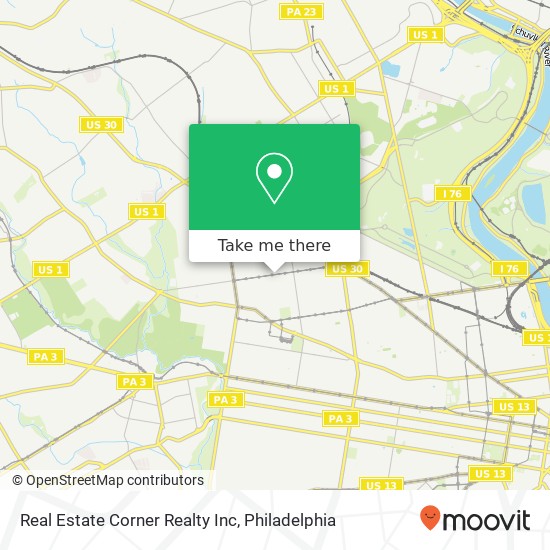 Real Estate Corner Realty Inc map