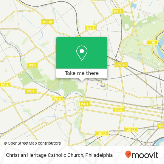 Christian Heritage Catholic Church map