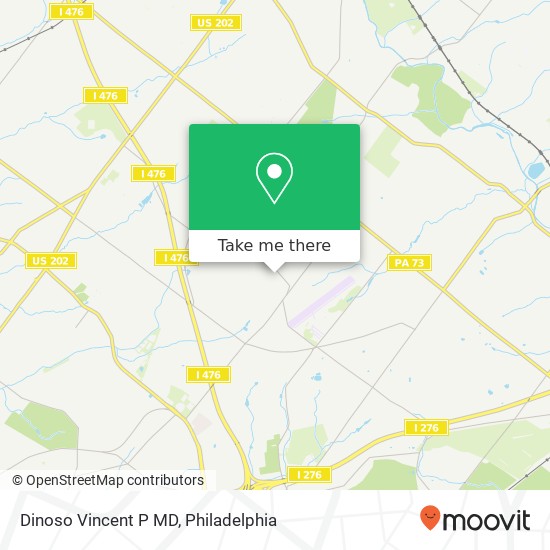 Dinoso Vincent P MD map